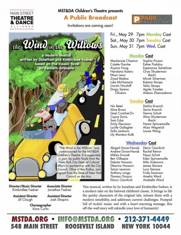 With "Wind in The Willows," MST&DA Finds A Way With "Wind in The Willows," MST&DA Finds A Way